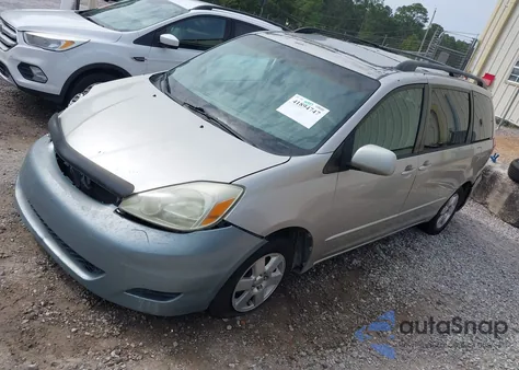2004 Toyota Sienna Xle z USA, uszkodzony, nr VIN 5TDZA22C64S153721